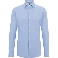 Hugo Boss M - Men Shirts Hugo Boss Men's Slim-Fit Shirt Open Blue Open Blue