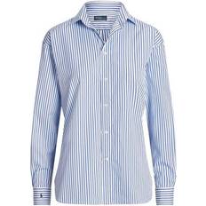 Polo Ralph Lauren Damen Hemden Polo Ralph Lauren Striped Popeline Shirt - Sky Blue