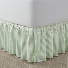 Laura Ashley Classic Ticking Valance Sheet Green (190.5x99.1)