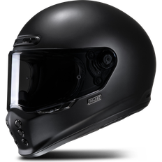 HJC Motorcycle Helmets HJC V10 Flat Black Semi Flat Black Full Face Helmet Black