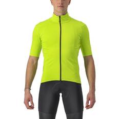Castelli Men Outerwear Castelli Perfetto Ros Wind Jersey, Electric Lime