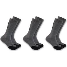 Carhartt Herren Socken Carhartt Force Midweight Logo Crew Sock 3-Pack Carbon Heather