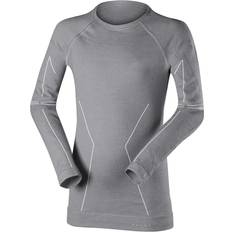 Basisschicht Falke Wool-Tech Shirt langarm Kinder grey/heather