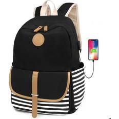 CAFELE 17.3 Laptop Backpack Travel Computer Backpack College Bookbag School  Backpack with USB Charging Port