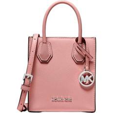 Michael Kors Women Crossbody Bags Michael Kors Mercer Extra-Small Pebbled Leather Crossbody Bag - Primrose