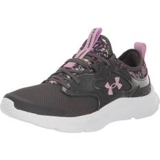 Indoor Sport Shoes Under Armour Girls' Infinity 2.0 Printed Running Shoes Jet Gray/Fresh Orchid