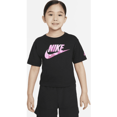 Tops Nike Girls' Sci-Dye Boxy T-Shirt Black/Playful Pink