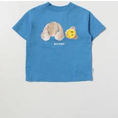 Palm Angels Kid's T-shirt - Gnawed Blue