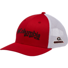 Accessories Columbia Kids' PFG Mesh Snap Back Ball Cap Georgia- Red O/S