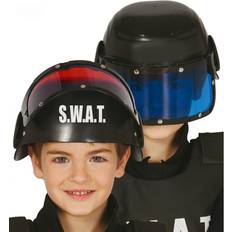 Fiestas Guirca SWAT-Helm mit Visier für Kinder Faschingsaccessoire schwarz-blau