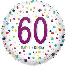 Amscan Folienballon Konfetti 60 Happy Birthday 5