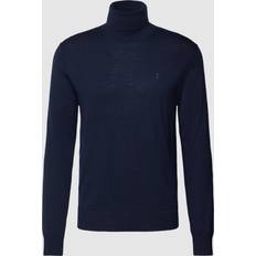 Herre - L - Pologensere Polo Ralph Lauren Washable Wool Turtleneck Sweater Man Turtleneck Midnight blue Wool Blue