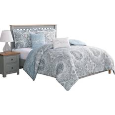 Boho Living Picadilly Bedspread Gray, Blue (228.6x152.4)