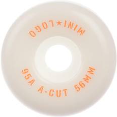 Hvite Skateboardtillbehør Mini Logo A-Cut #3 Hybrid 95A 52mm Wheels white