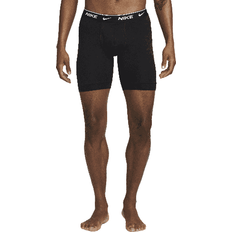 Nike Cotton Men's Underwear Nike Dri-FIT Essential Stretch Men's Long Boxer Briefs - Black