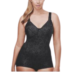 Rago Women's Plus Size All-In-One Extra-Firm Shaping Body Briefer Black,44  B : : Clothing, Shoes & Accessories