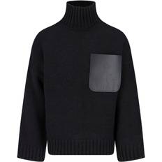 JW Anderson Black Patch Pocket Turtleneck