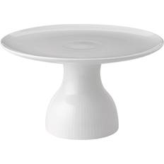 Royal Copenhagen White Fluted Cake Plate 7.9"