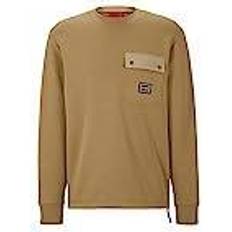 Hugo Boss Herre Gensere Hugo Boss Dhaluli Crew Sn34 Brown