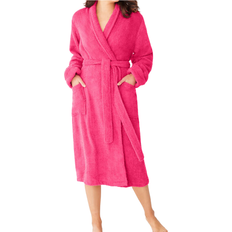 Women Robes Women's Short Terry Robe - Pink Burst