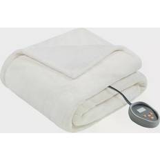 Quilts Beautyrest Microlight to Berber Weight Blanket Beige (254x228.6)