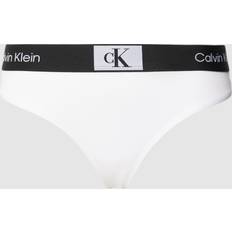 Weiß Slips Calvin Klein String CK96