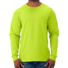 Clothing Jerzees Dri-⁠Power Long-⁠Sleeve T-⁠shirt Unisex - Safety Green
