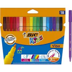 Hobbymaterial Bic Visa Colouring Pens 18-pack