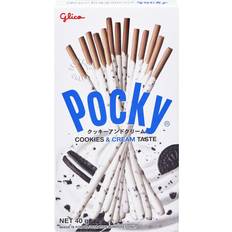 Kaker Glico 4 boxes pocky cookies cream + biscuit stick snack