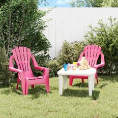 Rosa Utestoler vidaXL pink Garden Chairs 2