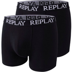Replay Unterhosen Replay Basic Boxer Briefs 2-pack - Black