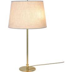 GUBI Tynell Brass/Canvas Table Lamp 22.8"