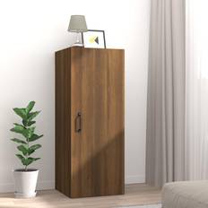 Brune Veggskap vidaXL Brown oak Engineered Wood Wall Cabinet