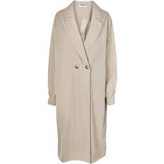 Weiß - XL Mäntel Noisy May female Trenchcoat Langer