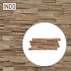 Kostüme Indo Echtholz Wandverkleidung 3D Holzverblender Axewood FSC Nature