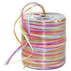 Fotoprops, Partyhüte & Ordensbänder PRÄSENT Geschenkband Raffia matt pink/orange/grün/blau/natur 3,0 mm x 50,0 m