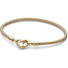 Damen Armbänder Pandora Moments Studded Chain Bracelet - Gold