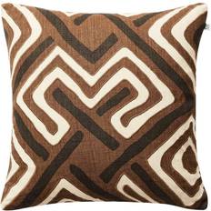 Chhatwal & Jonsson Gujarat pillowcase Cushion Cover Brown (50x50cm)