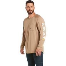 Equestrian T-shirts & Tank Tops Ariat Rebar HeatFighter T-Shirt Khaki