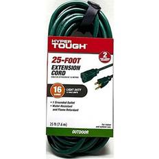 Electrical Cables Hyper tough 25ft 16/3 green outdoor extension cord
