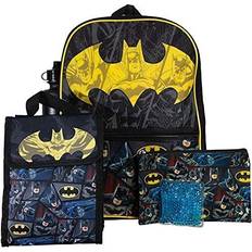 BioWorld Youth Batman 5pc Backpack and Lunch Set for boys