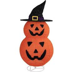 Orange Christmas Decorations Northlight Pop-Up Jack-O-Lanterns with Witch's Hat Halloween