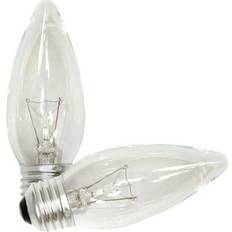 Incandescent Lamps Sylvania 13369 40B13/DL/FAN/BL/2PK B13 Decor Torpedo Light Bulb