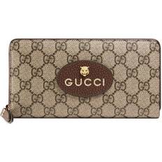 Gucci Neo Vintage GG Supreme Zip Around Wallet - Beige/Ebony