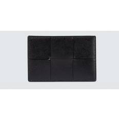 Kelbrook Check Canvas & Leather Card Case with Key Ring