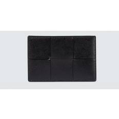 Kelbrook Check Canvas & Leather Card Case with Key Ring