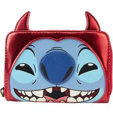 Loungefly Disney Stitch Devil Cosplay Zip Around Wallet As Shown