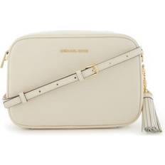 Mk Marilyn Medium Saffiano Leather Satchel - LT Cream - Michael Kors