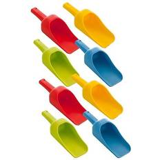 Miniland Educational Scoops, 4/Pack, 2 Packs MLE29020-2 Red