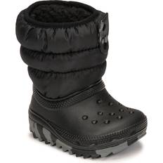 Vintersko Crocs kids Toddler Classic Neo Puff Boot Boots Black 25